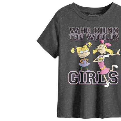 Nickelodeon Angélica & Helga Playera Casual para Niñas y Adolescentes