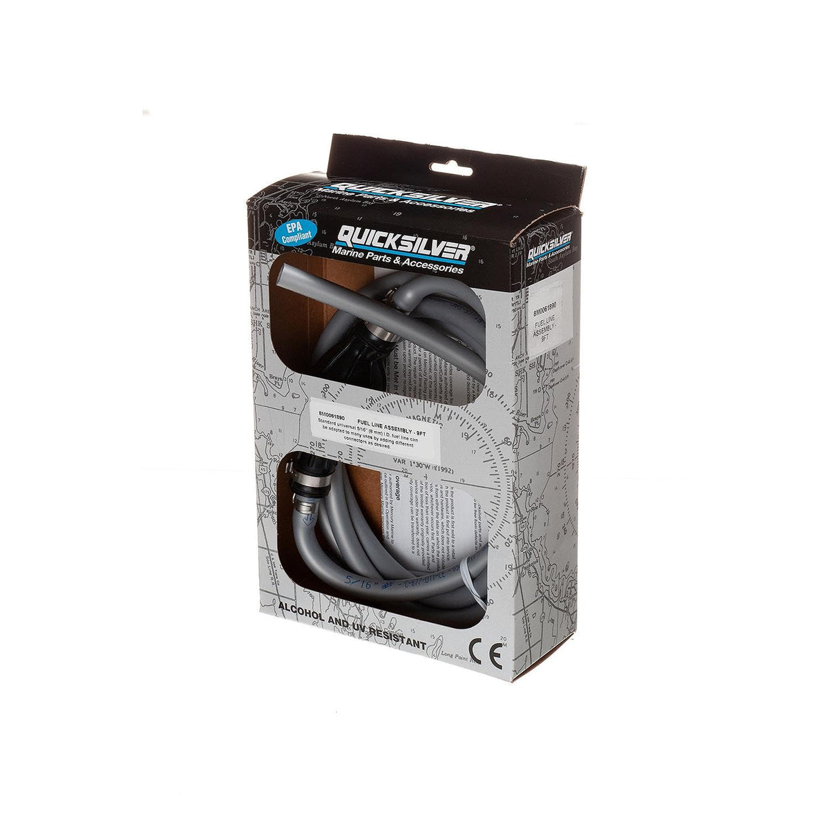 Quicksilver 8M0061890 - Conjunto de línea de combustible - 9 pies de largo con foco de imprimación