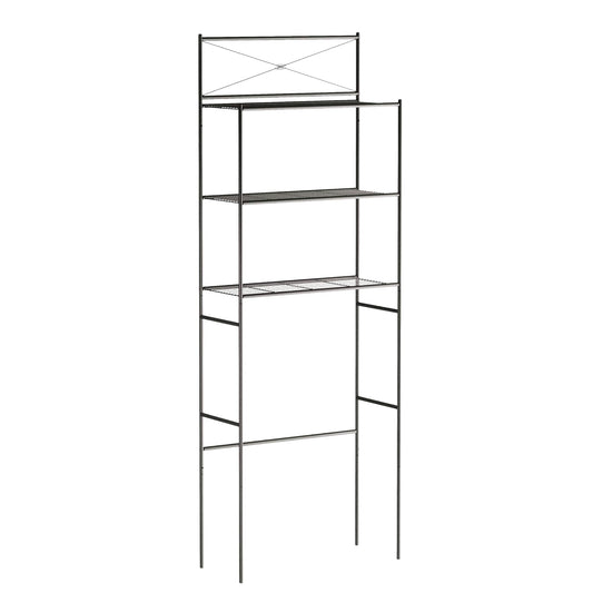 Zenna Home E2523HB Mueble Organizador para Baño, Estilo Cruzado, Acabado Color Bronce Satinado