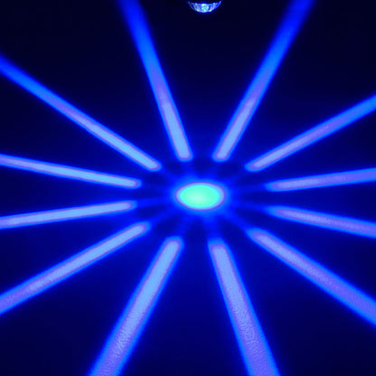 GG Grand General 81626 Mini Super Star Watermelon LED 2-3/4" Azul Transparente