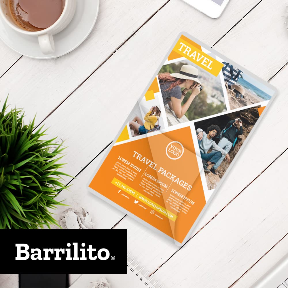 Barrilito Mica Térmica rígida 120 x 195mm 8 mil, 100pz. MT207