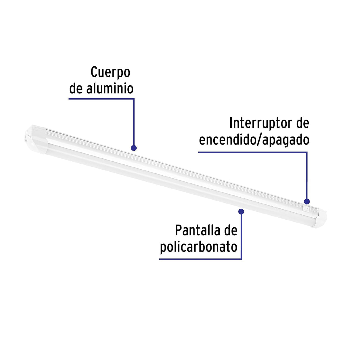 Volteck Lait GAB-002L, Luminario de LED para gabinete,