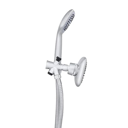 DICA 3005T Regadera de Teléfono, Ducha de Baño, Regadera Moderna tipo Lluvia, Acabado Cromo