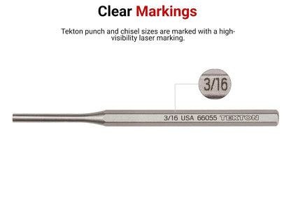 TEKTON 66062 - Punzón de rollo de 5/64 pulgadas | Fabricado en Estados Unidos