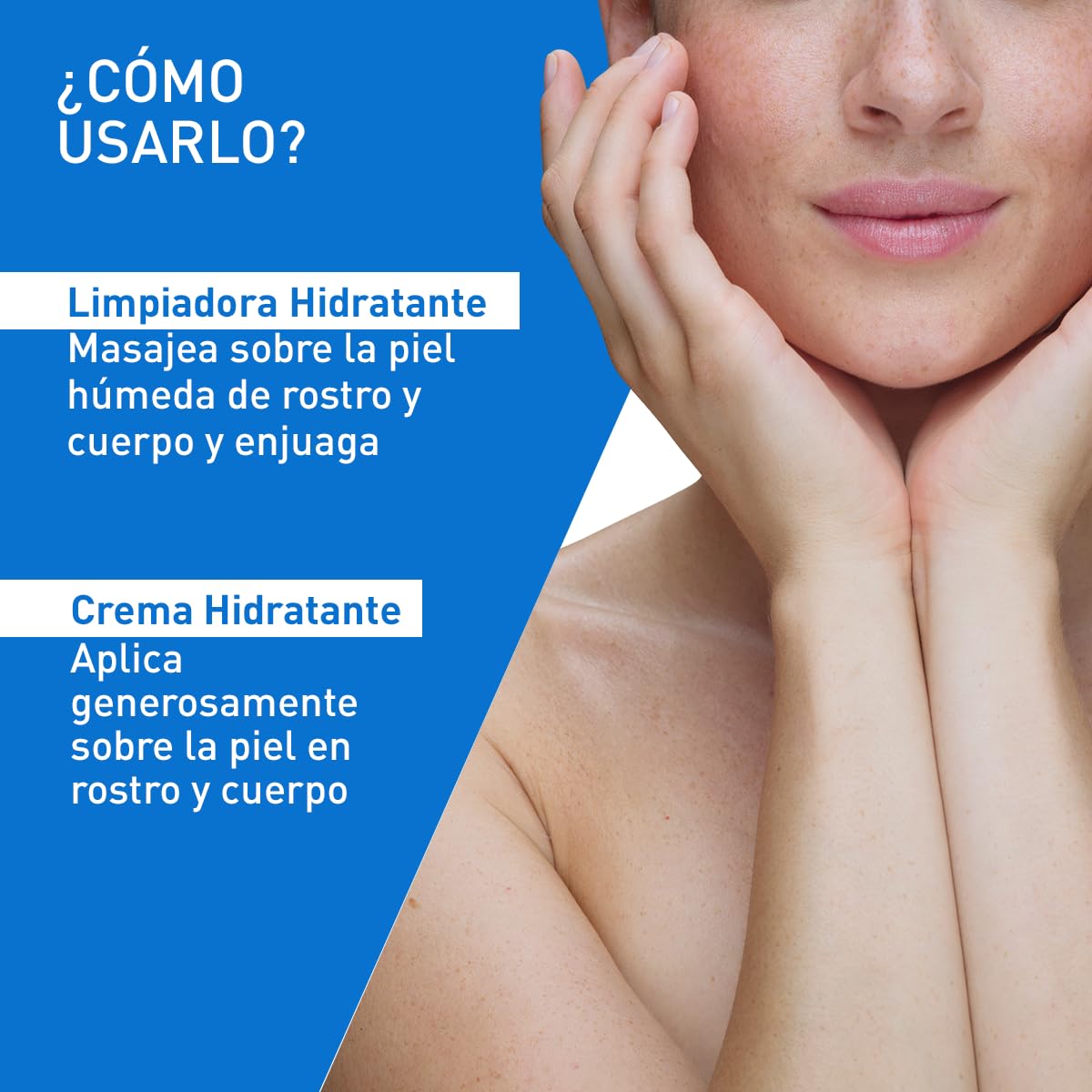 CeraVe rutina corporal piel seca: Limpia + hidrata