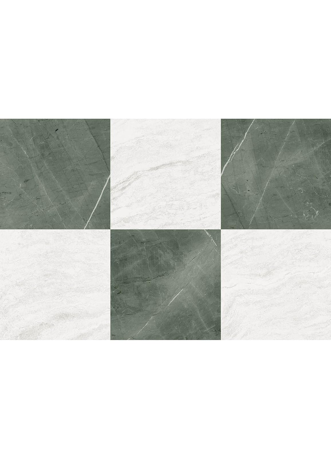 FloorPops x Chris Loves Julia Bonneville - Azulejos de jade para despegar y pegar, FP6332 - Verde - Verde