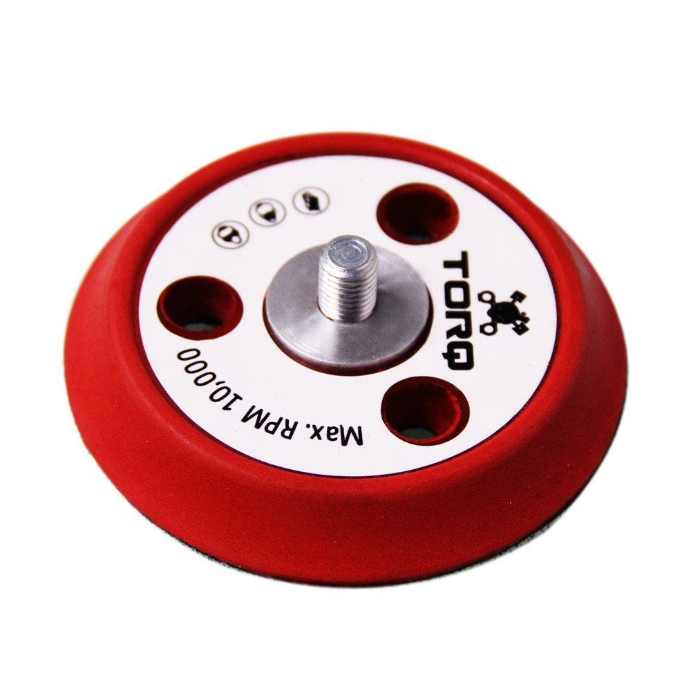 Chemical Guys TORQ R5 Placa de Apoyo de Doble Acción con Tecnología Hyper Flex, Rojo, 3 in, BUFLC_200