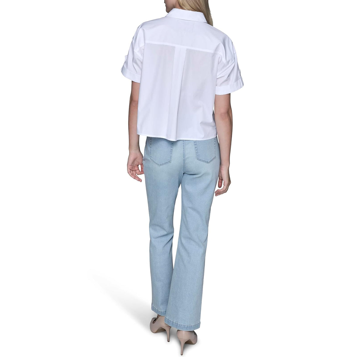 Karl Lagerfeld - Blusa Pop con diseño de Flores para Mujer