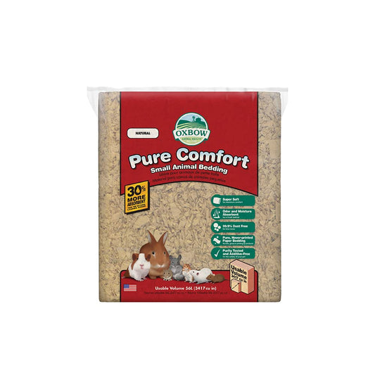Oxbow Animal Health Pure Comfort Ropa de Cama, Natural, Bolsa de 56 litros
