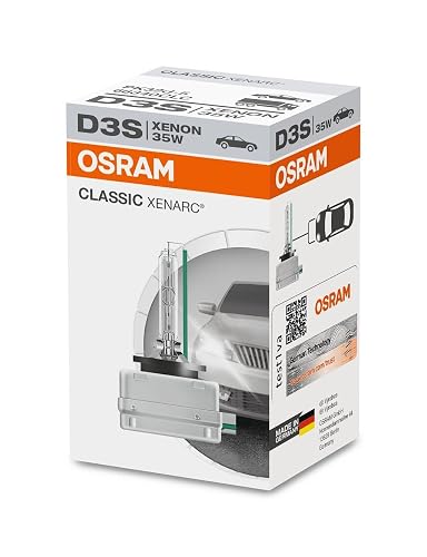 OSRAM 66340CLC D3S Classic Xenarc Foco Principal para Faros, 2 Lámparas
