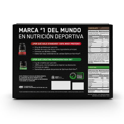 ON Starter Kit - Proteína ON Whey 2 lb vainilla + Creatina 300g + Shaker | Incluye Shaker