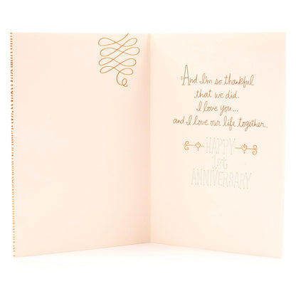 Hallmark First Anniversary Greeting Card (Chance on What Could Be)