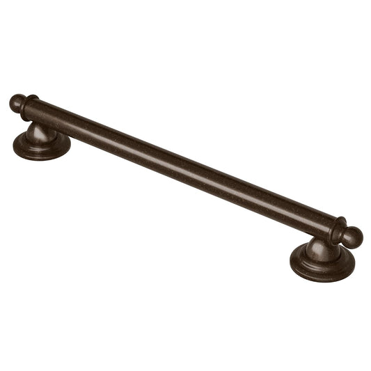 Moen YG2224ORB - Barra de agarre tradicional de acero inoxidable de 24 pulgadas, bronce aceitado