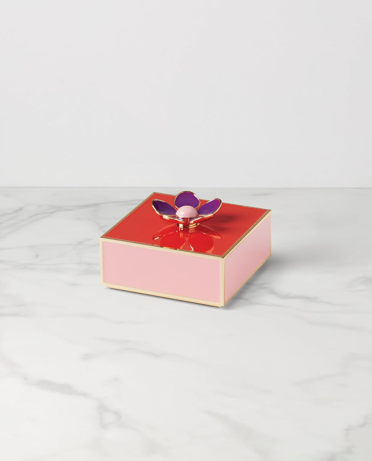 kate spade new york Make It Pop - Caja Floral de 1 Libra, Rojo/Rosa