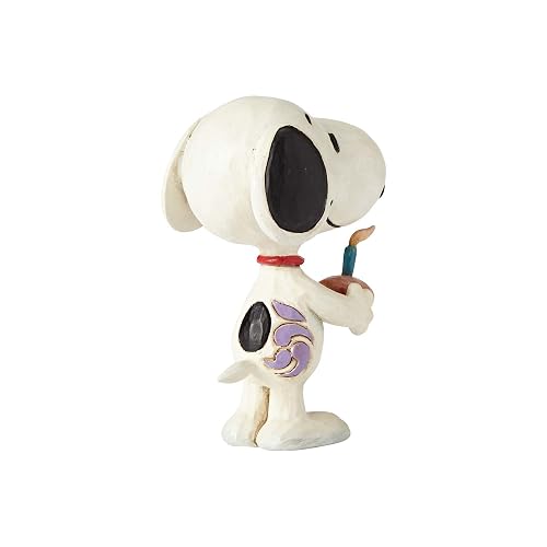 Enesco Peanuts by Jim Shore Snoopy - Mini Figura de cumpleaños