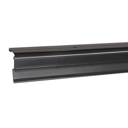 Hermex Guardapolvo Automático para Puerta, Perfil de Aluminio - 100 cm - Negro
