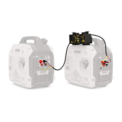 Champion Power Equipment 100740 Kit paralelo de 30 amperios ParaLINK para conectar dos generadores inversores de 2000 a 3000 vatios, listos para RV