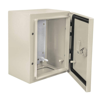 Volteck Gabinete Metálico para Uso Eléctrico, 300 x 300 mm, Crema - 25 x 20 cm