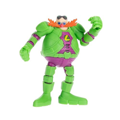 Jakks Pacific DC x Sonic The Hedgehog Figura de Acción de 2.5 Pulgadas, Colección Crossover (Knuckles Superman, Silver Green Lantern, Rouge Batgirl, Dr. Eggman Lex Luthor), Multicolor