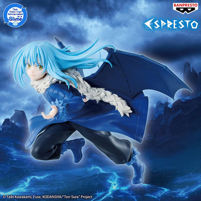 Banpresto That Time I Got Reincarnated as a Slime Tempestad Rimuru Espresto | Majestic Wings, Figura, 6.7 pulgadas, Licencia oficial Bandai Namco