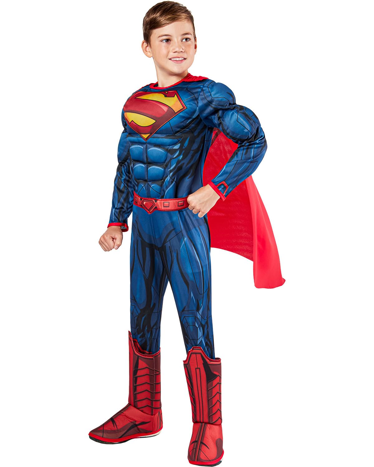 DC Comics Superheroes: Disfraz de Superman para niños por Rubies, talla grande para niño