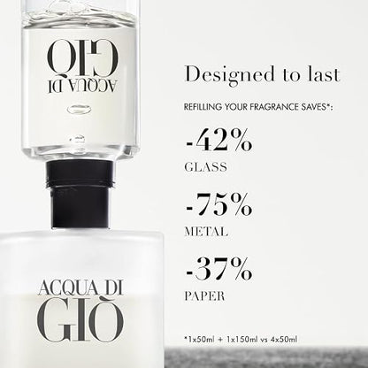 Acqua Di Gio by Giorgio Armani for Men - 3.4 oz EDT Spray (Blue Limited Edition)