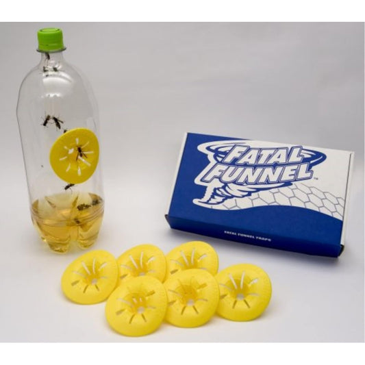 Fatal Funnel FFW-6P Trampas para Avispas y Avispas, Paquete de 6