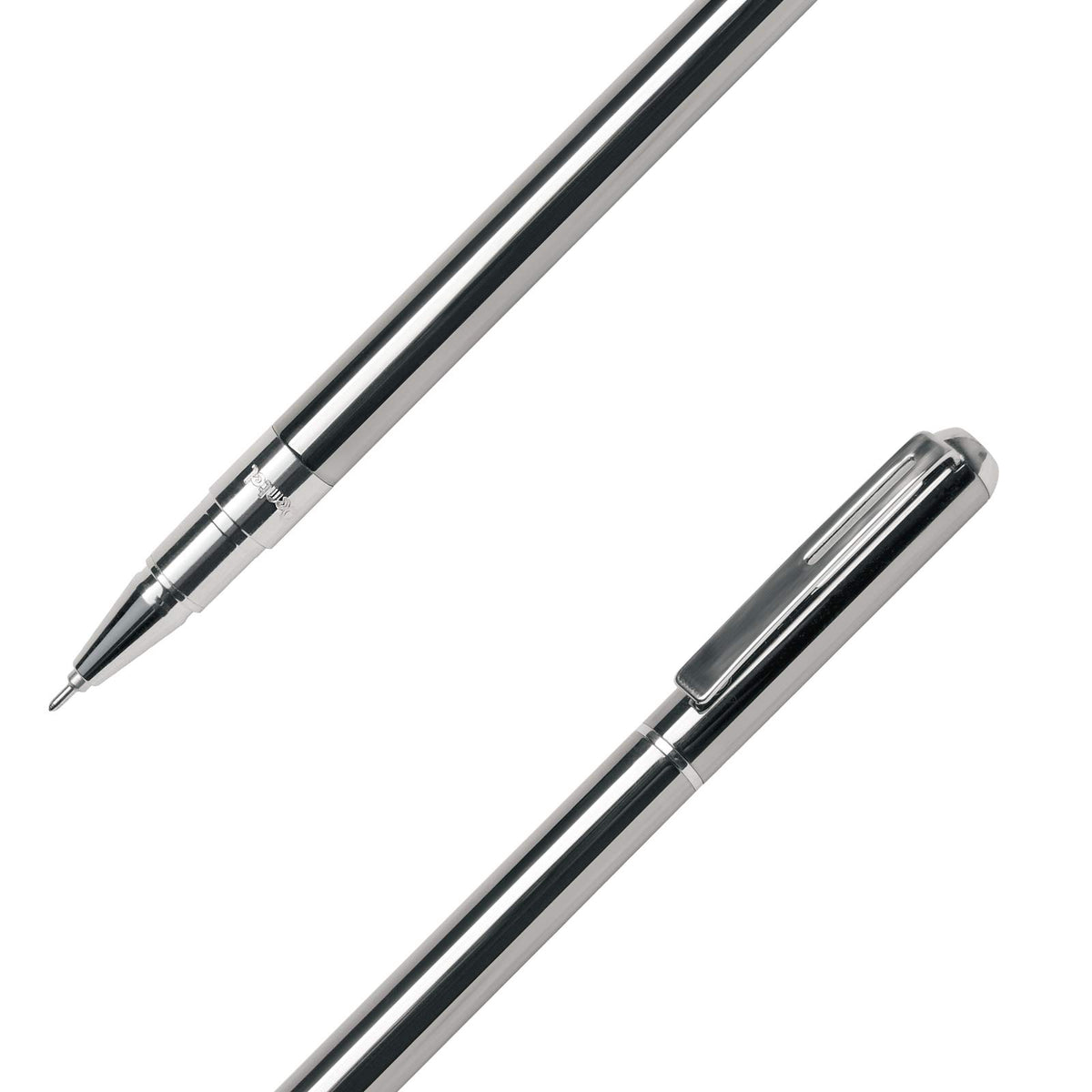 Bolígrafo Pentel Elegante y Ligero Tinta EnerGel Cuerpo Metálico Plata Estuche 1 Pieza-BL625A-A-EST