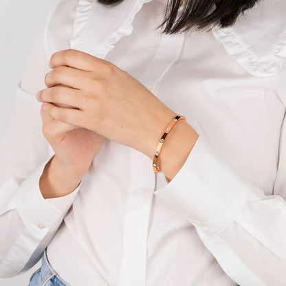 Lotus Style Pulsera bliss style para dama en tono dorado