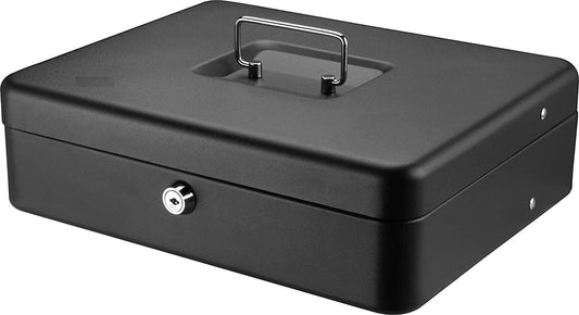 SentrySafe CB-12 - Caja de Dinero con charola y Cerradura para Llaves, Color Negro