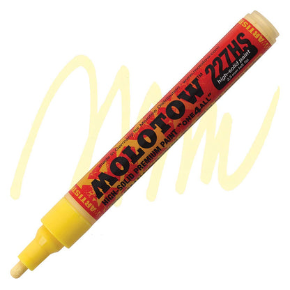 Molotow Marcador Acrílico 627HS, Punta de 15 mm - 1 Unidad (Paquete de 1) - Vanilla Pastel