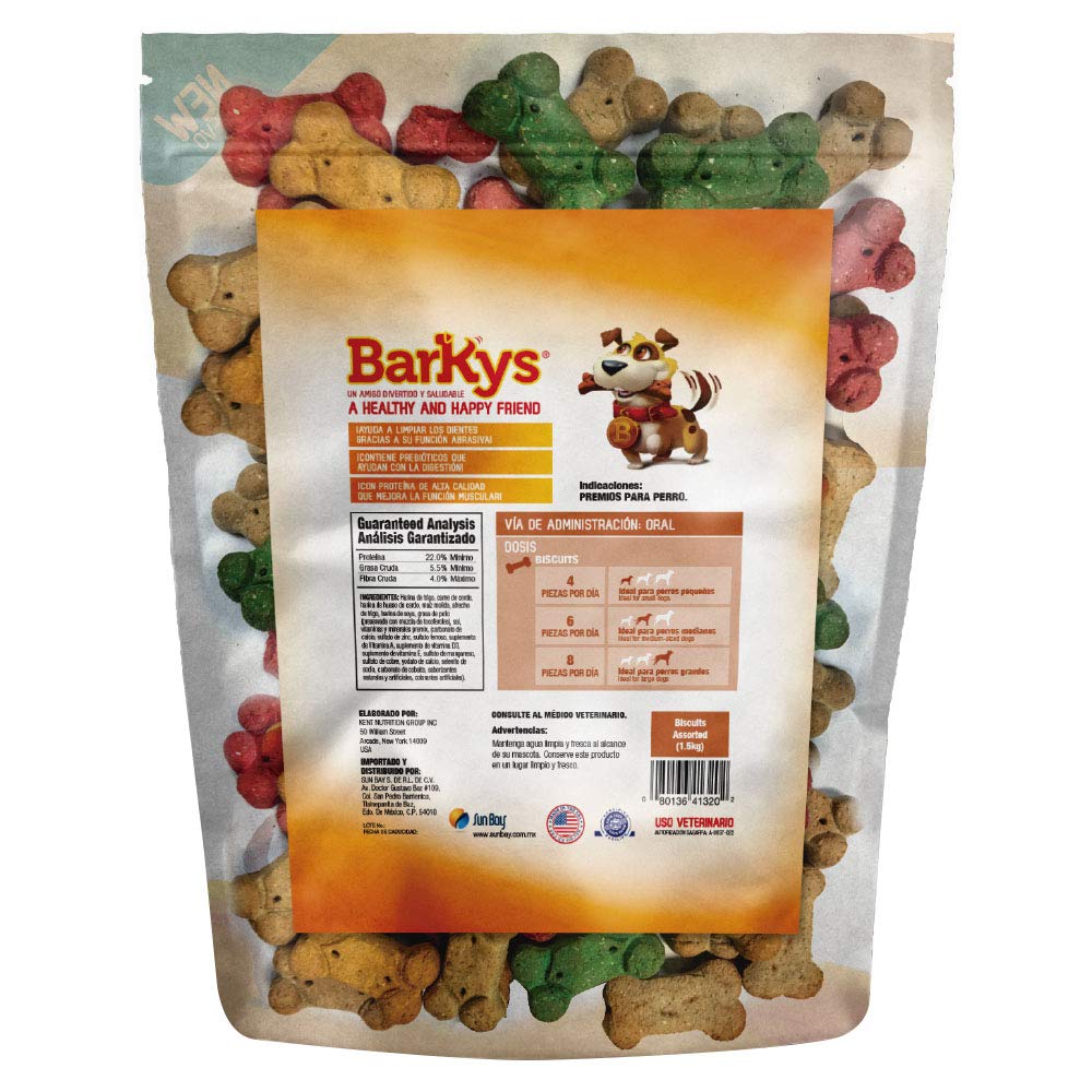 Barkys Biscuit premios para Perro con Omega 3 Y 6, 2.5 kg