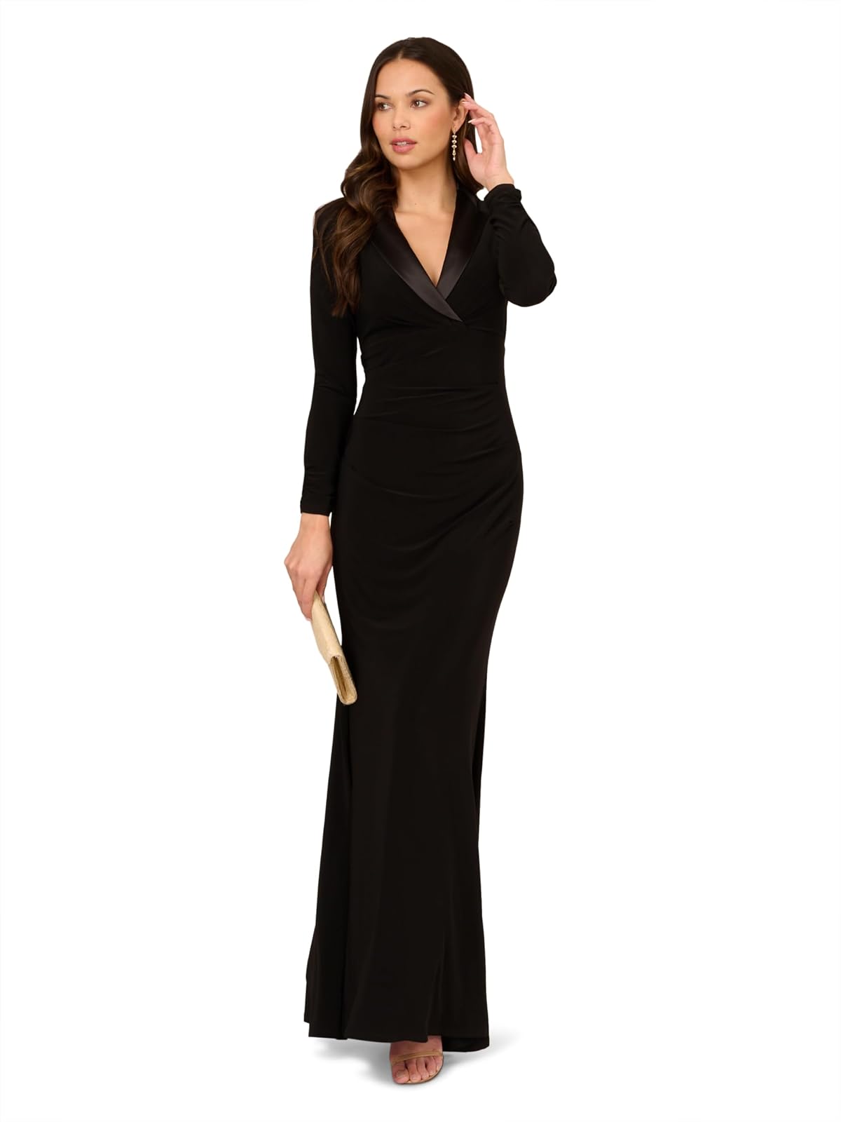 Adrianna Papell Vestido Largo de Esmoquin Vestido para ocasión especialMujer