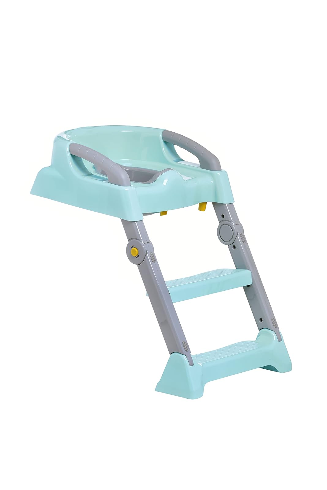 Prinsel, Entrenador Escalera 2 en 1, Potty, Turquesa, de 18 a 36 Meses, Ajustable y Fácil de Limpiar