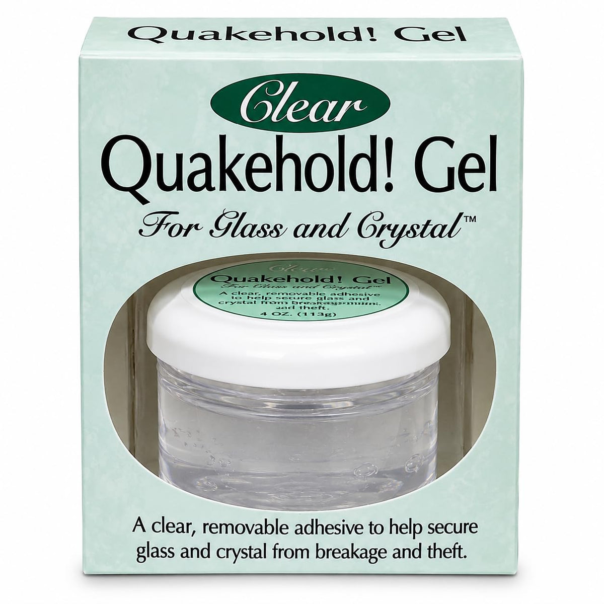 ¡Temblor! 22111 Gel para Vidrio y Cristal, Transparente