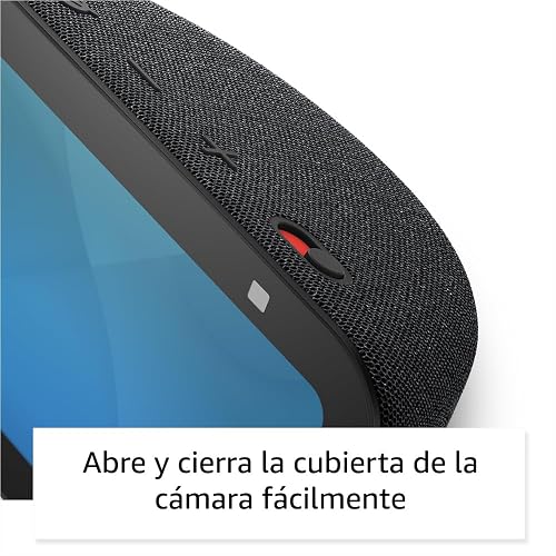 Echo Show 5 (modelo más reciente), Pantalla inteligente con graves más profundos y sonido más claro, Negro, con el Acceso Anticipado de Alexa+