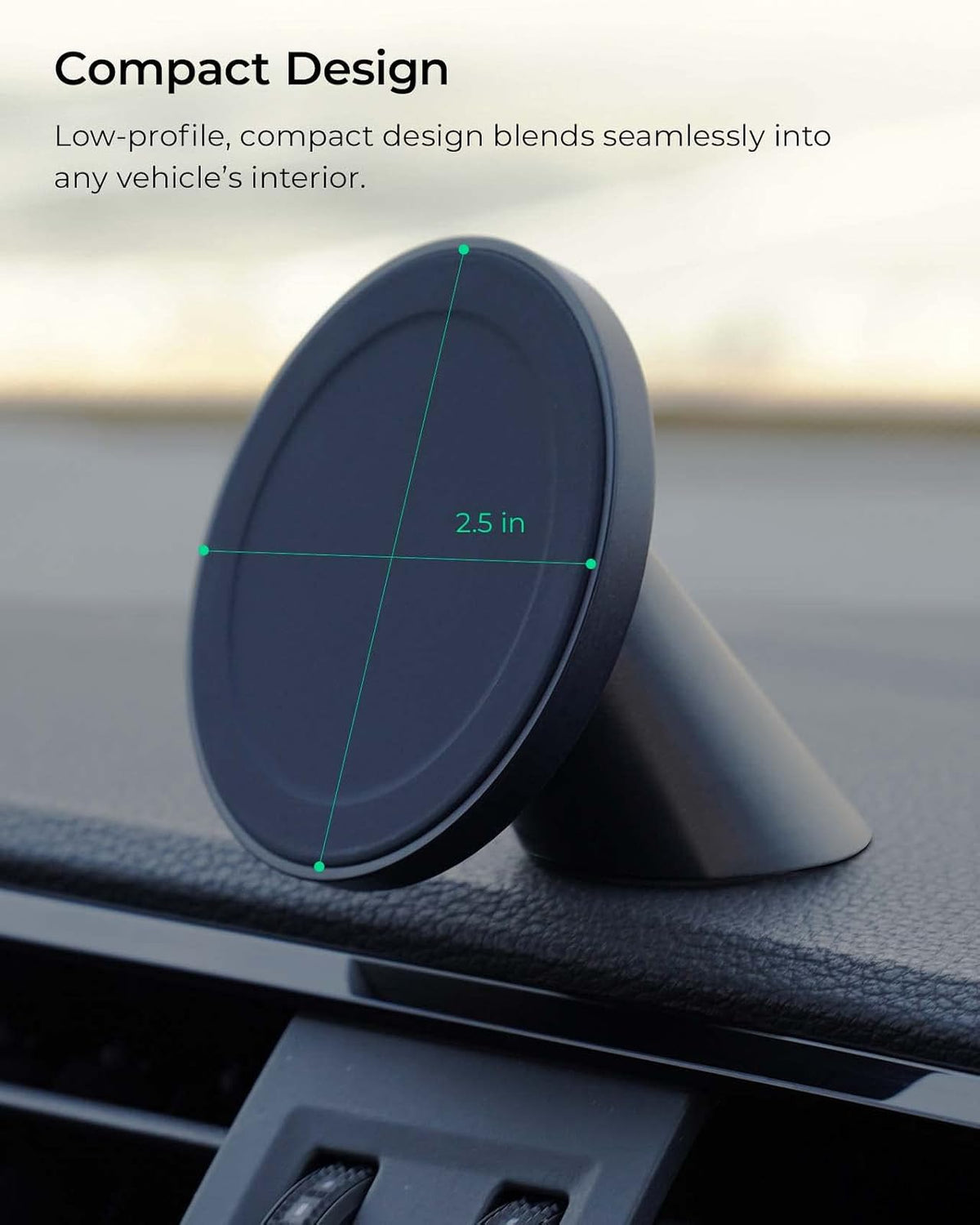 iOttie Velox - Soporte magnético para Automóvil, Compatible con iPhone MagSafe, Incluyendo iPhone 12, 13, 14 y 15 Series