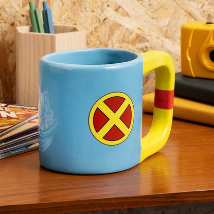 Taza grande Wolverine - Producto oficial X-Men, taza cerámica coleccionable, regalo para fans de Marvel y Deadpool, 550ml
