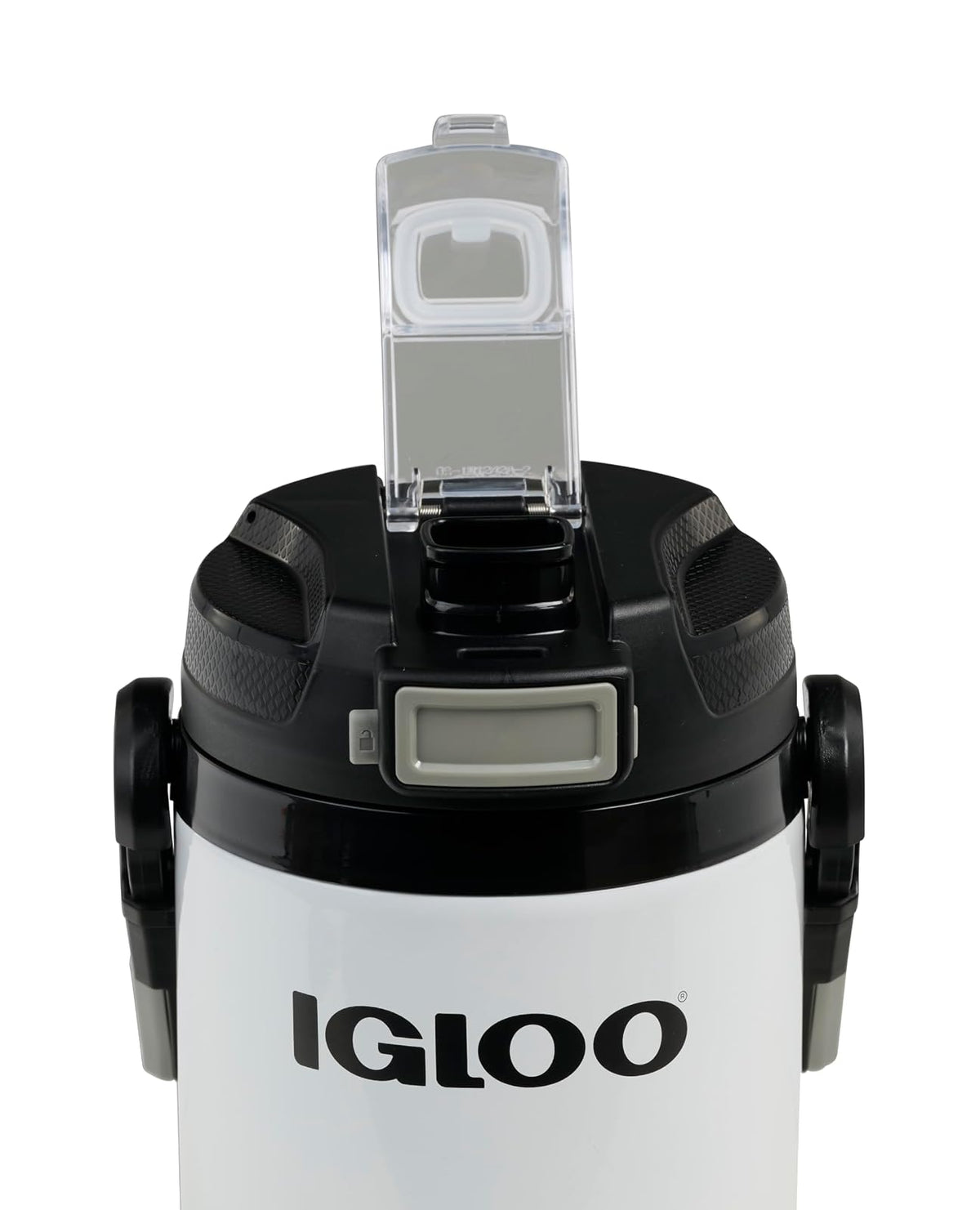 Igloo Rival Fusion - Jarra de agua aislada de 50 onzas, botella de agua grande, jarra de agua deportiva, color blanco