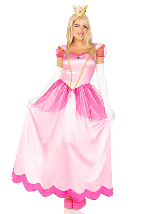 Leg Avenue Women's 2 Piece Classic Pink Princess Costume, Pink