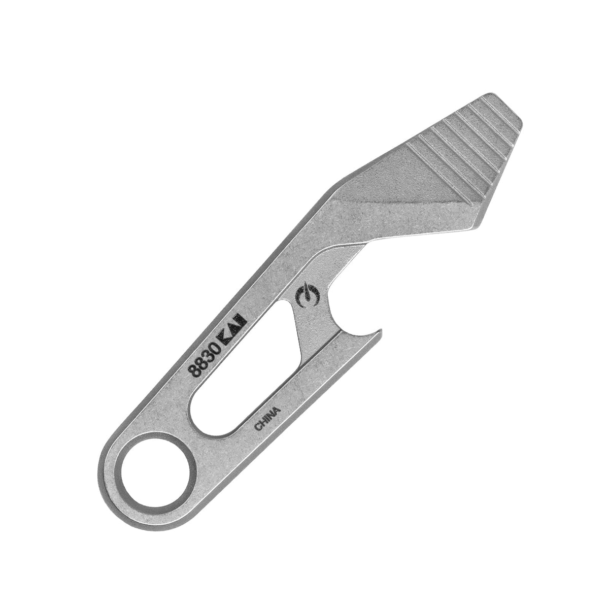 Kershaw Multiherramienta Llavero Abrebotellas | Gris, tamaño de llave, barra de palanca, punta de destornillador plana, acero 3Cr13