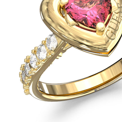 GUESS Anillo para Mujer BELOVED color Dorado