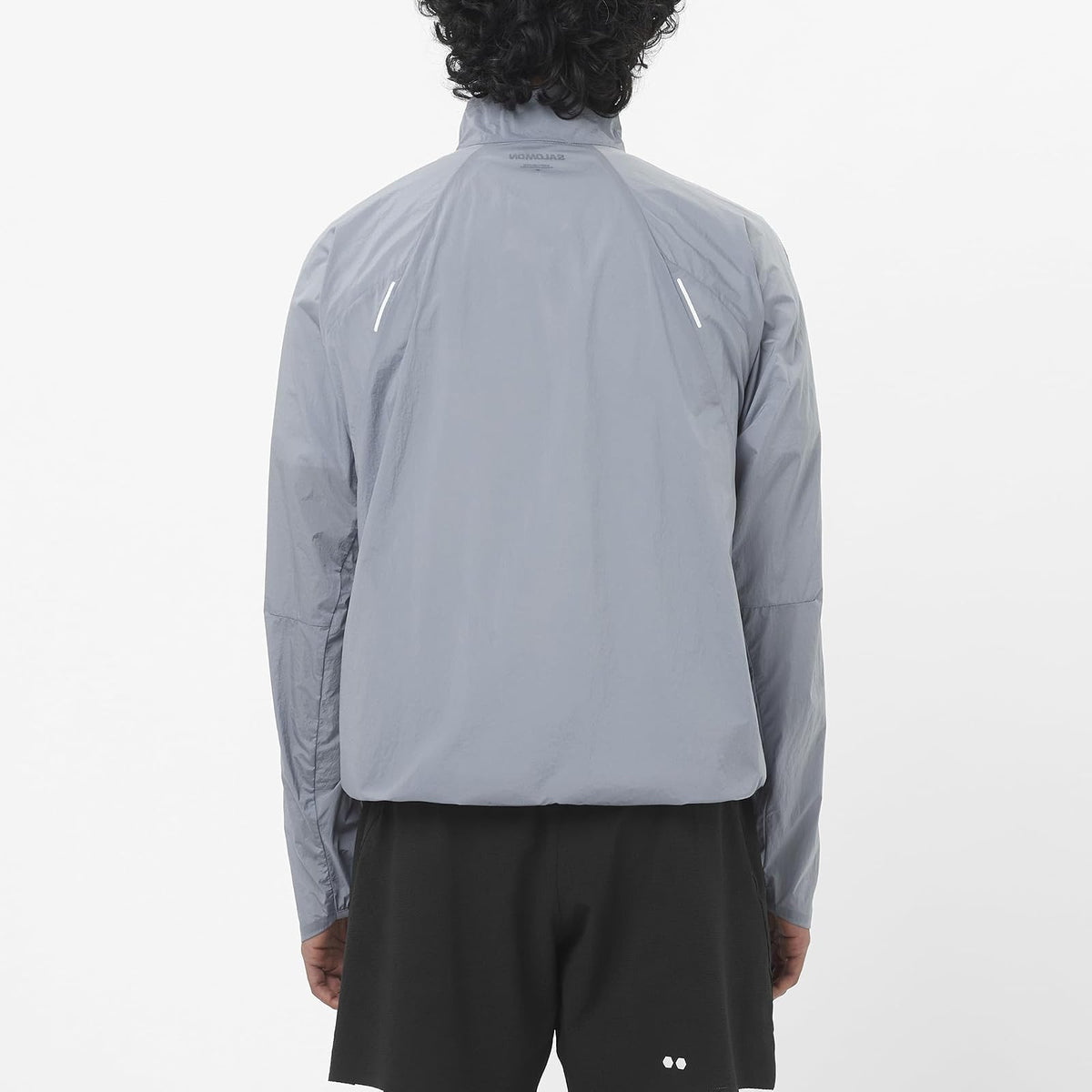 Salomon Shakeout Fly, Chamarra de Running para Hombre, Gris, Talla CH