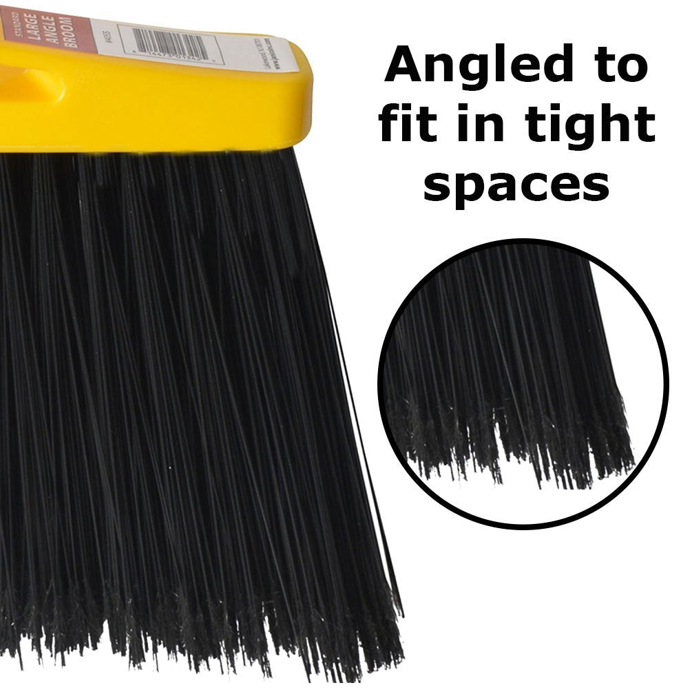 Bristles 4055H Cabezal de Escoba Angular Cerdas Poliéster Negro Tamaño L