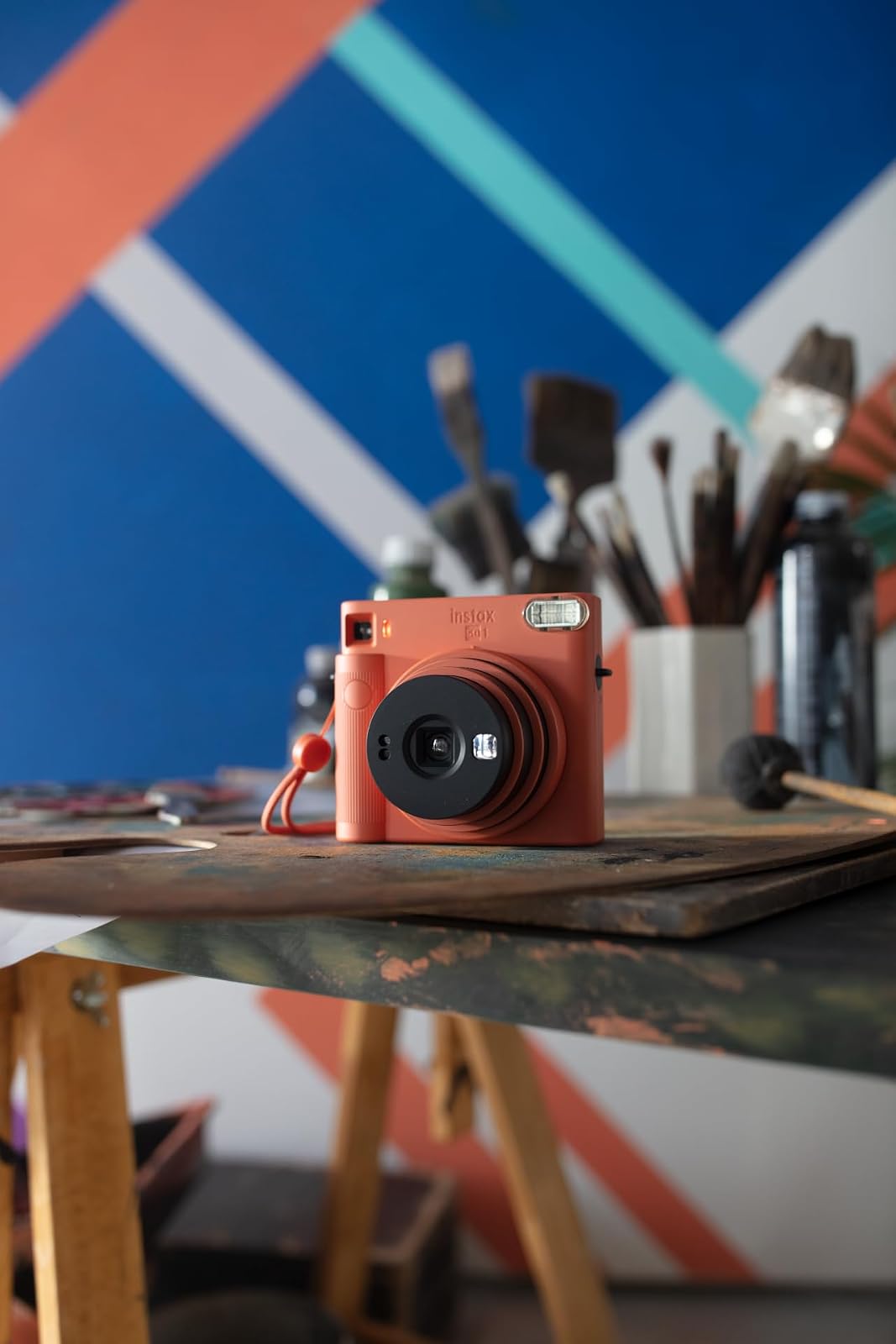 Fujifilm Cámara Instax Square SQ1 Naranja