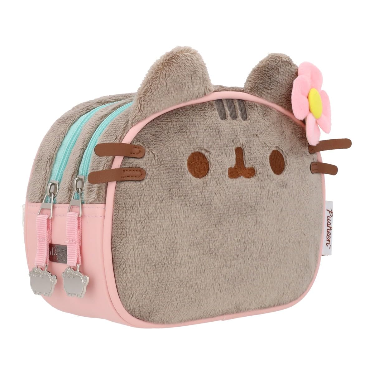 Pusheen Lapicera Keepack Casual, Estuche Escolar de Tela Resistente para Niñas