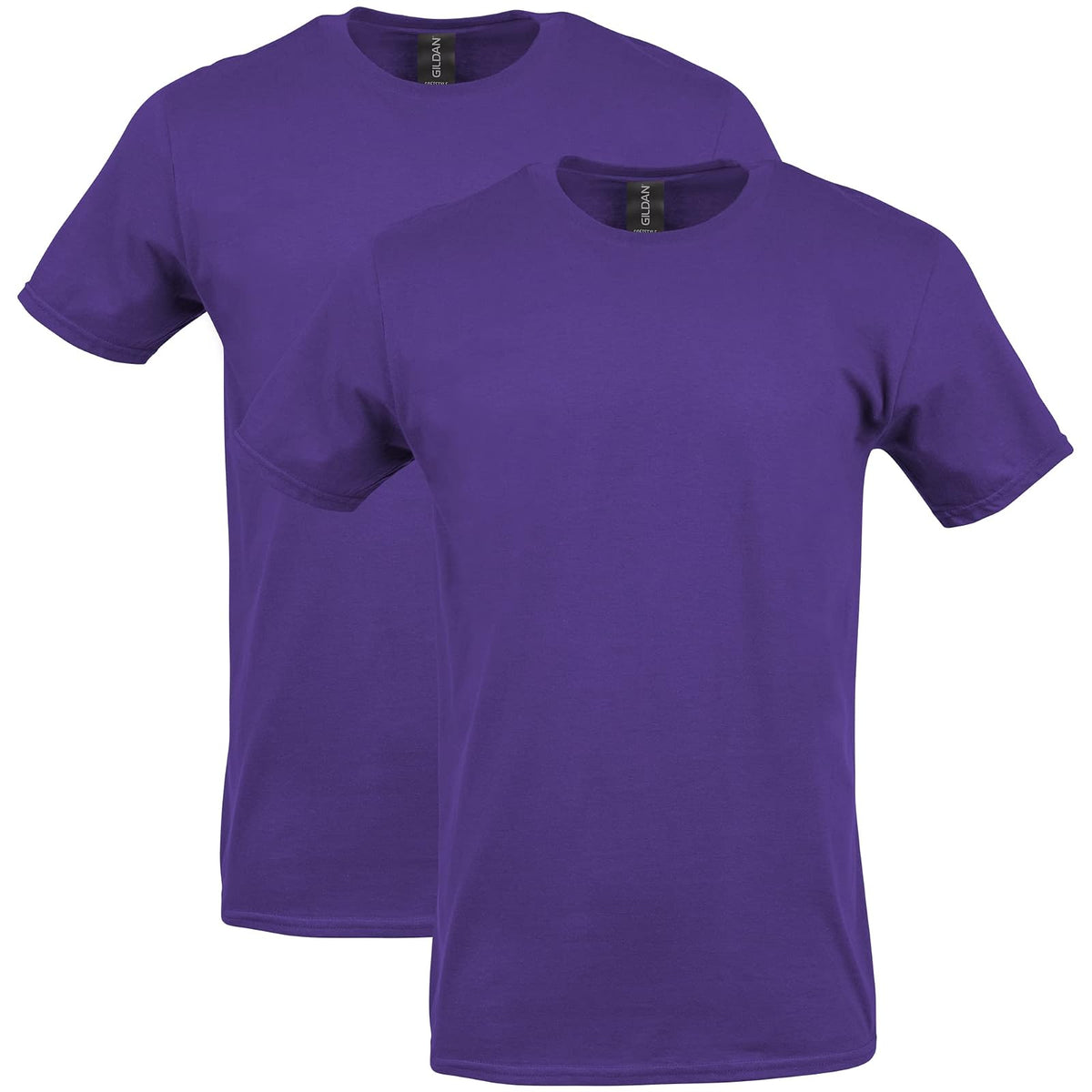Gildan Softstyle - Camiseta de algodón, Estilo G64000, 2 Unidades Camisa para Hombre