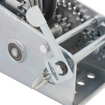 Dogo Tuls RH5012 Restirador Manual, 2000 Lbs, Cable Acero Doble Engrane