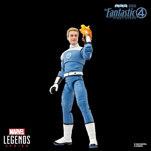 Marvel Legends Johnny Storm, Los 4 Fantásticos: Primeros Pasos, Figura de Acción 15 cm