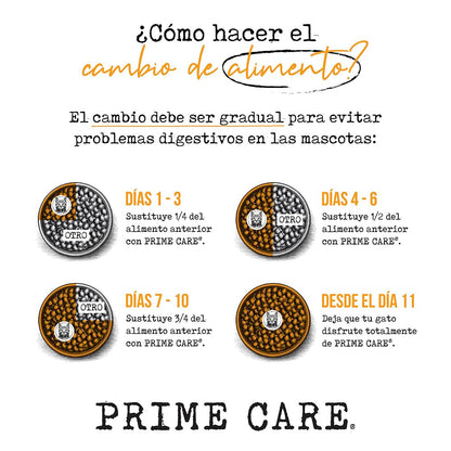 Prime Care Alimento para Gato Adulto, 1.5 kg, Ideal para Gatos Adultos (+1 Año)